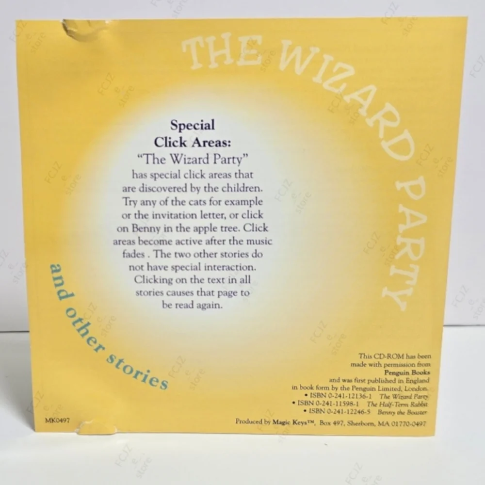The Wizard Party and Other Stories - MAC/PC, CD-ROM, Windows 3.1/ MAC System...
